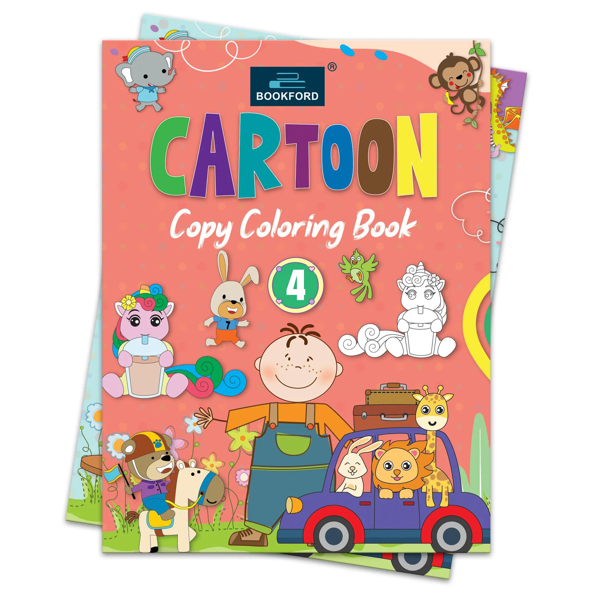 Cartoon Copy Coloring Book Part 4 Coloring Book For Kids - 1