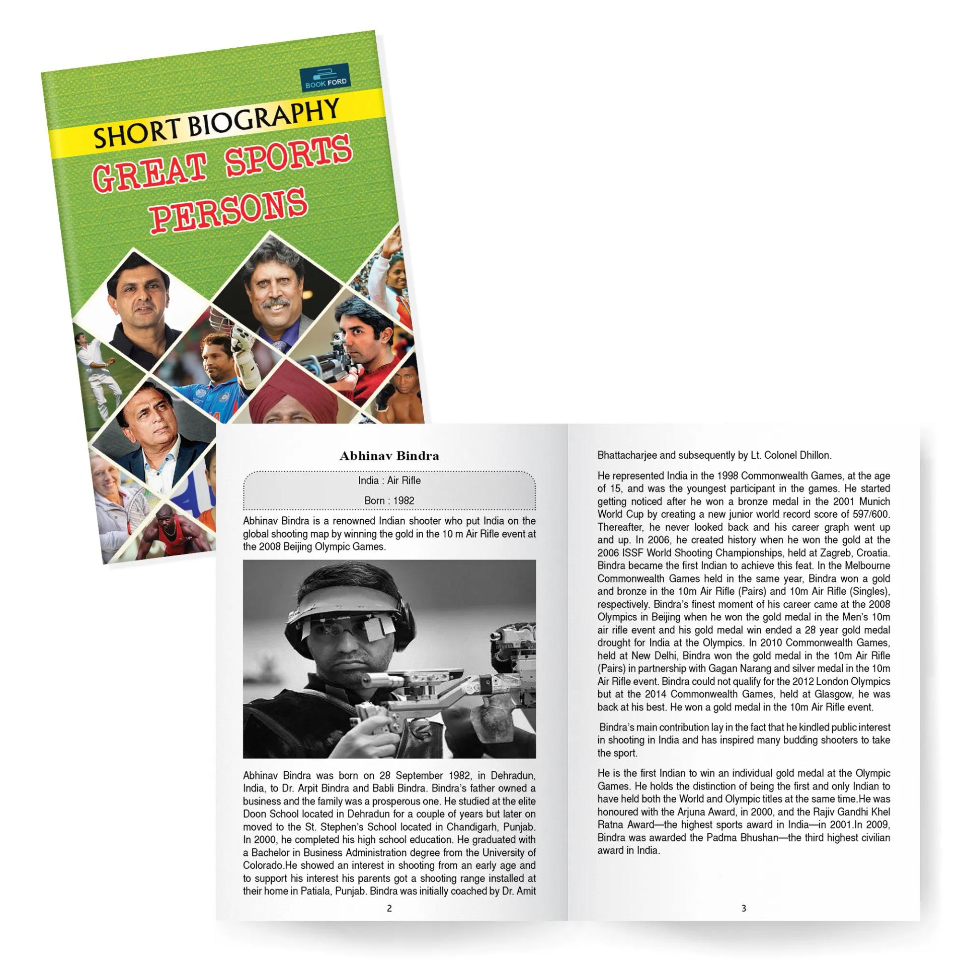 SHORT BIOGRAPHY - GREAT SPORTS PERSONS FOR KIDS - 5