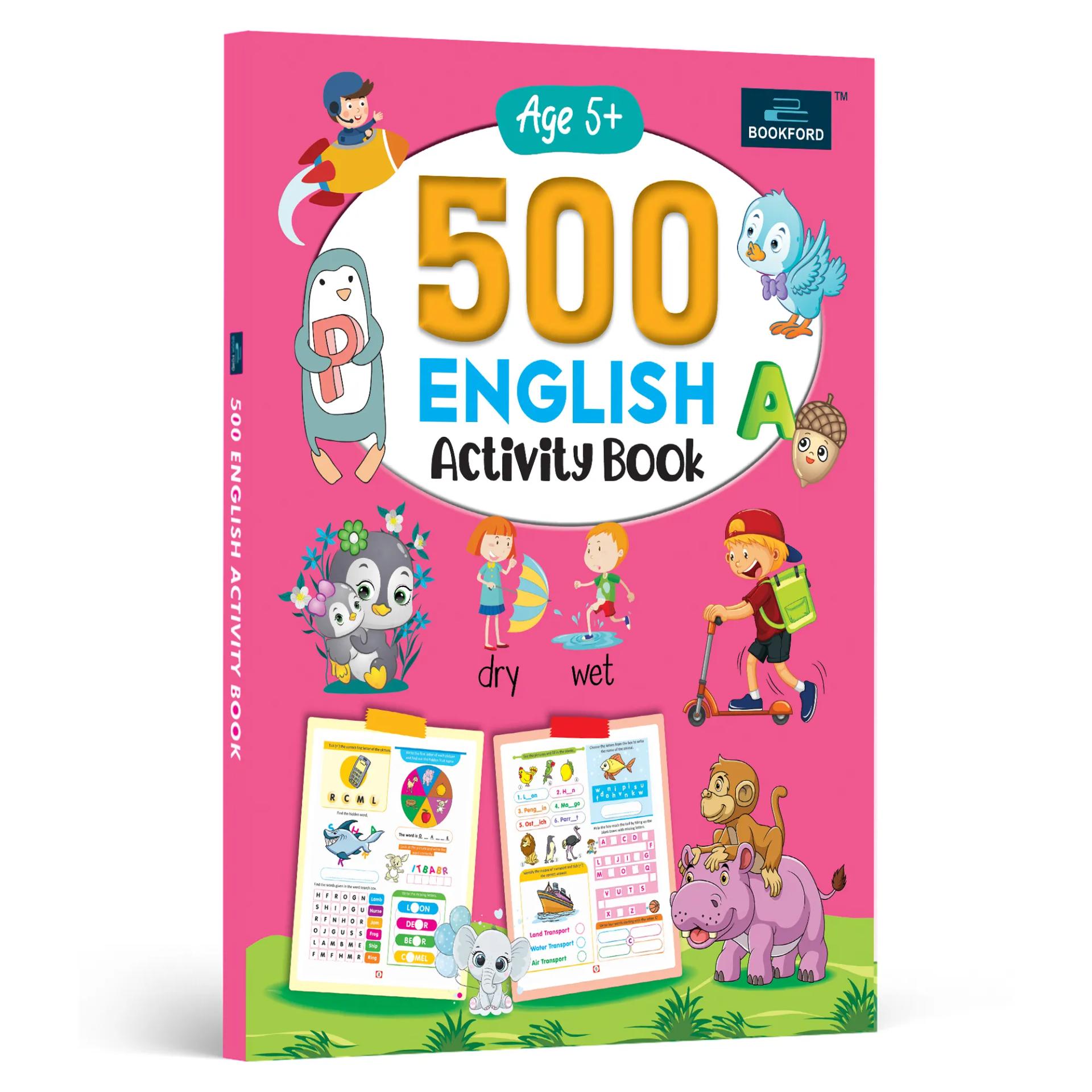 500 Activity Book for Kids (Set of 3) - Maths , English And Science BOOKFORD - 4