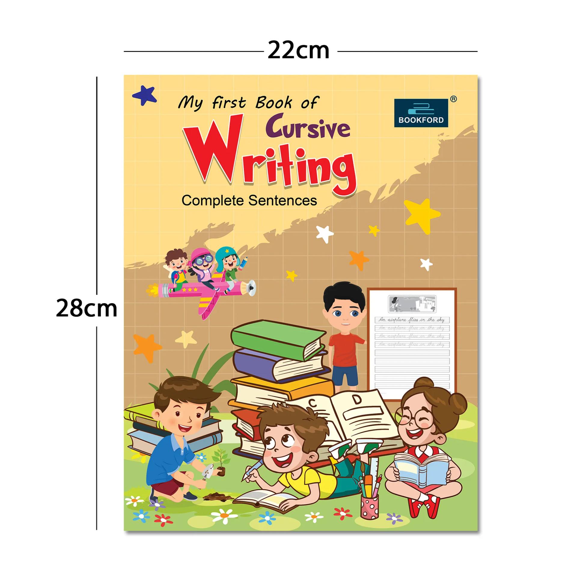 My First Cursive Writing Books For Kids - Set Of 2 Books - Capital & Small Letters , And Complete Sentences - 4