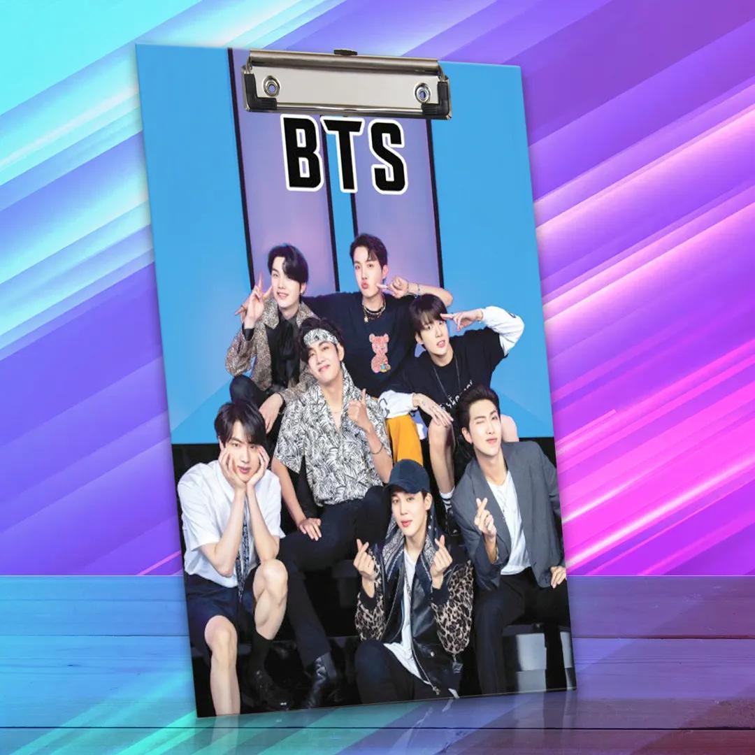 BTS Army Paper Clipboard | Writing Pad | Drawing/Writing/Exam Board/Clipboard - 1