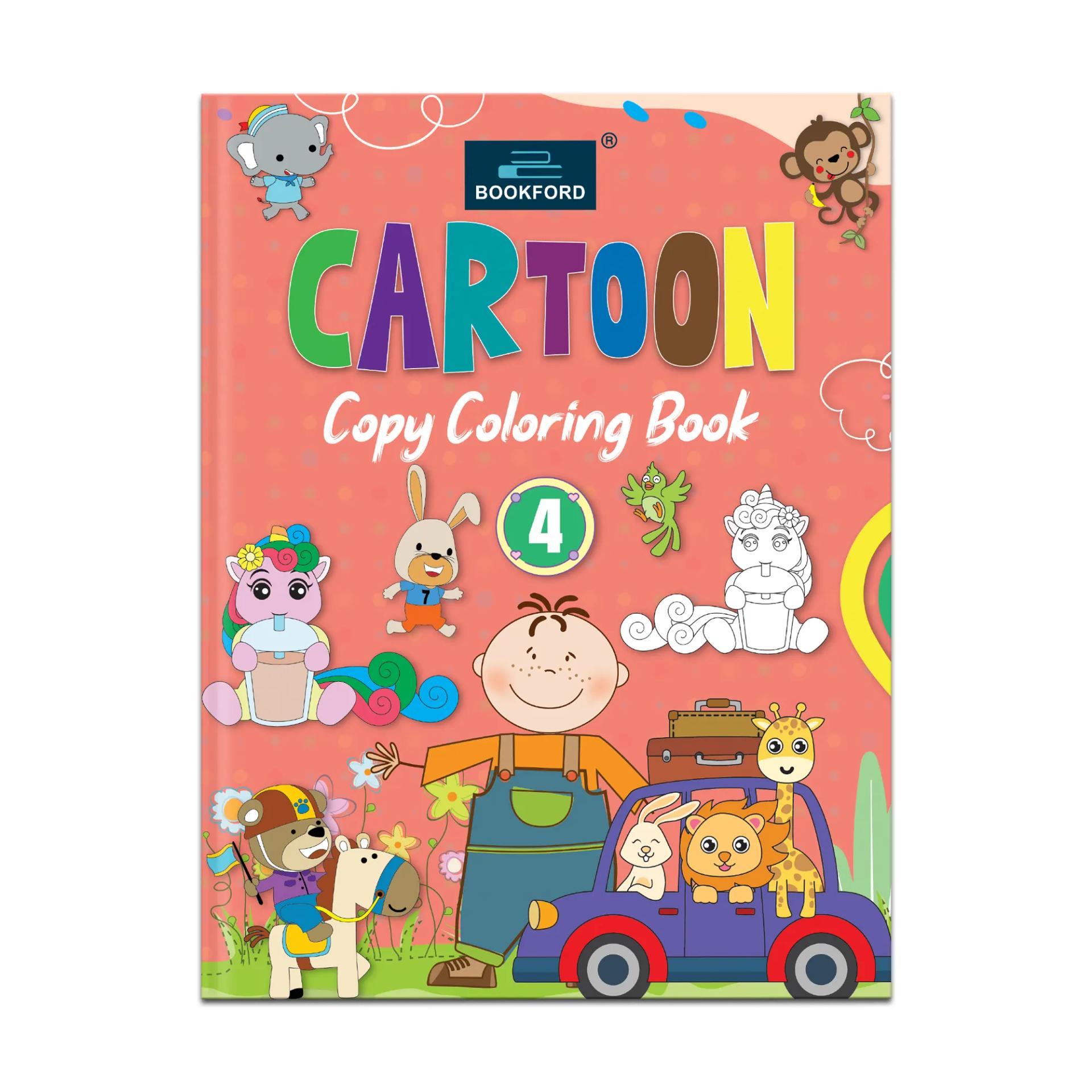Cartoon Copy Coloring Book Part 4 Coloring Book For Kids - 4