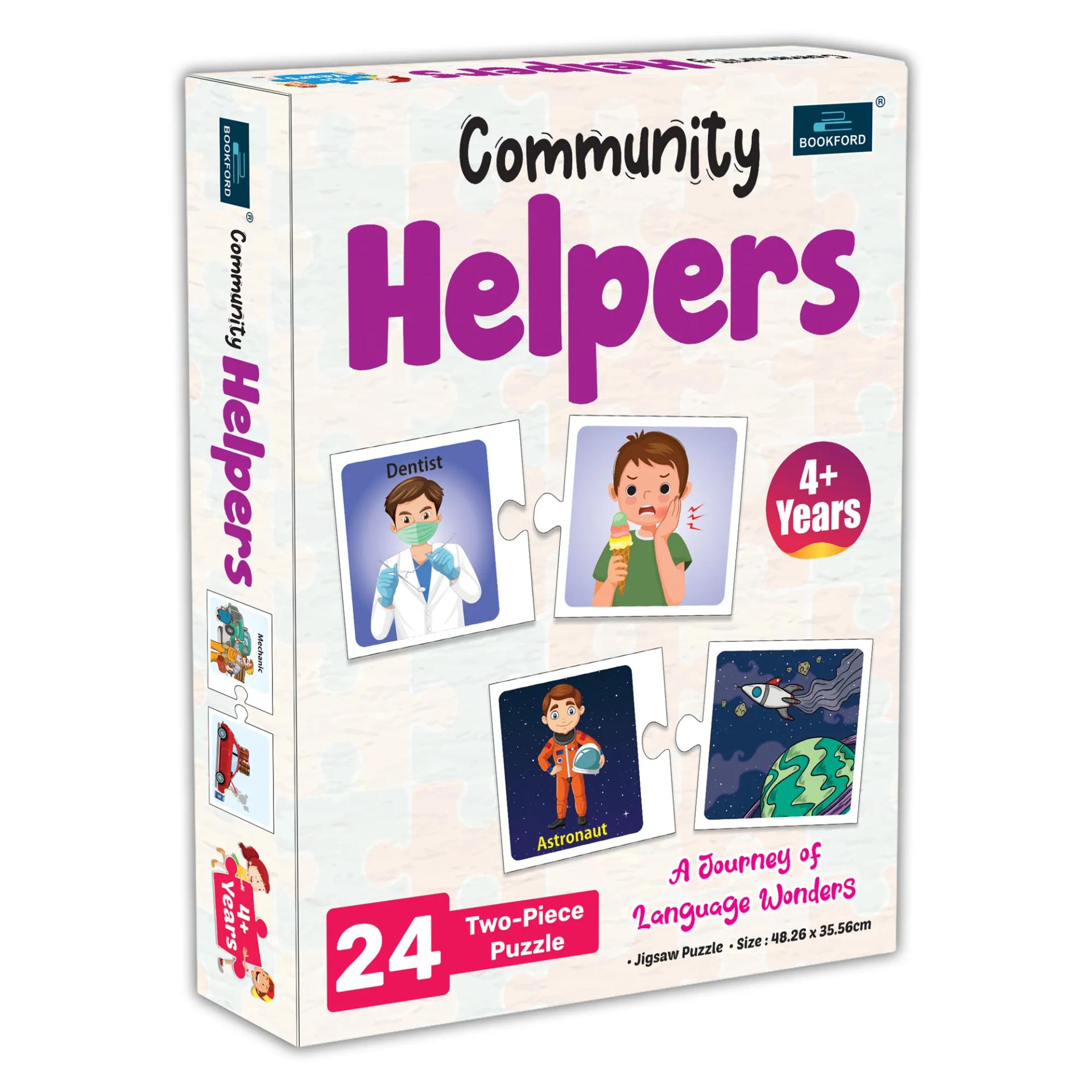 Community Helpers Jigsaw Puzzle Game & Fun And Learning 48 Pieces - 1