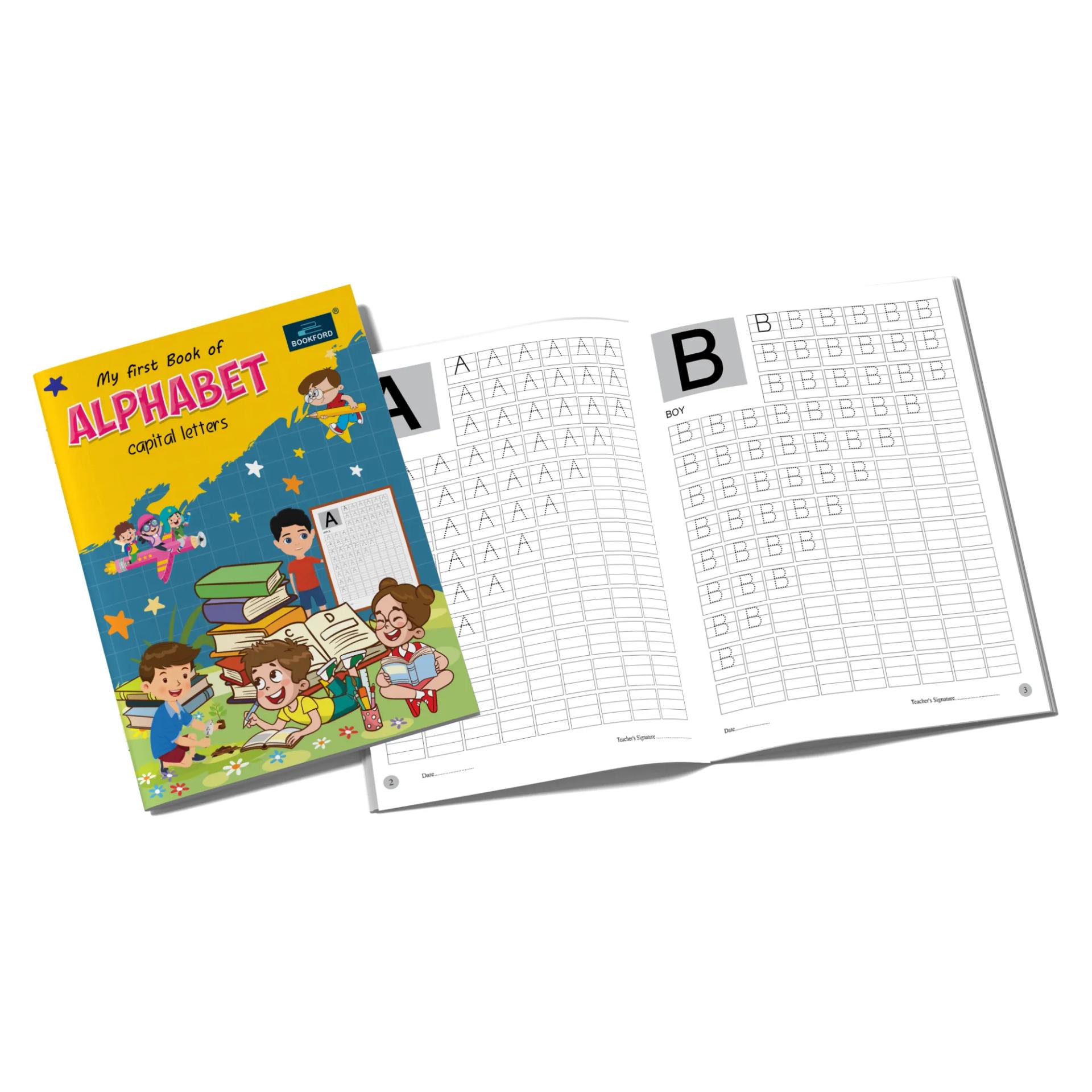 My First Writing Books For Kids - Set Of 2 Books - Capital Letters , Numbers 1-20 - 4