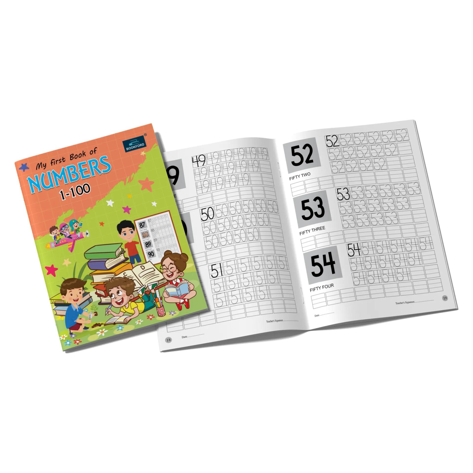 My First Writing Books For Kids - Set Of 2 Books - Capital & Small Letters, And Numbers 1-100 - 5