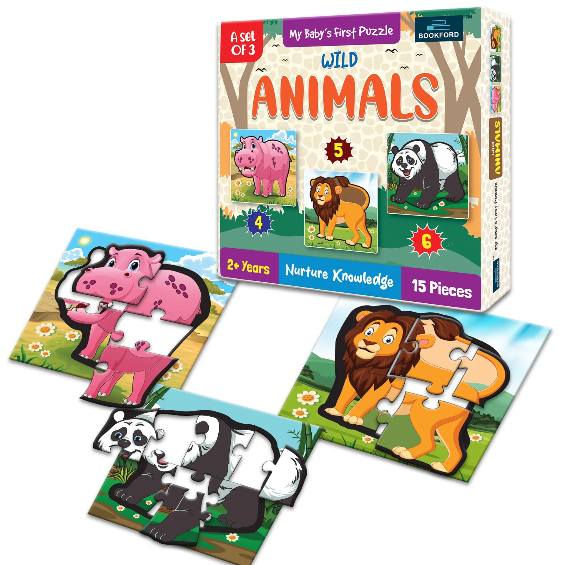 My Baby'S First Wild Animals Jigsaw Puzzle - 5